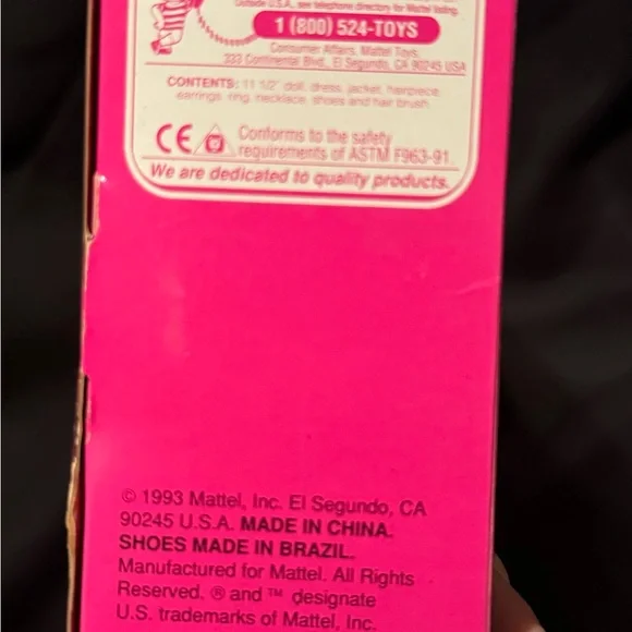 1993 Golden Winter Barbie - The Evening Elegant Series - Picture 11 of 11